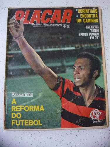 Revista Placar 134 Sem Poster- Mini De Serginho Sergipe 1972