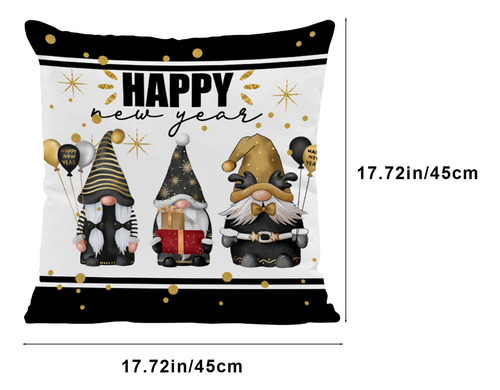 Funda De Cojín En Forma De X, Para Navidad, Año Nuevo, Para