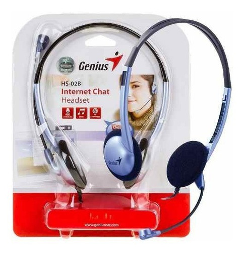 Imagen 8 de 8 de Auriculares gamer Genius HS-02B azul