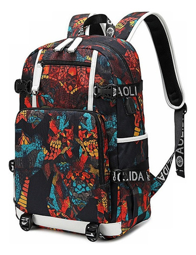 Mochila Mujer Moda Multifuncional Estampado Casual Hombres