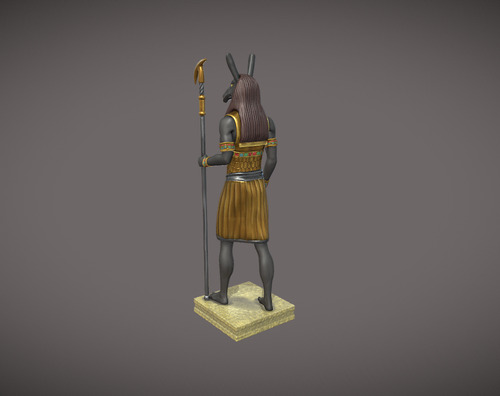3dbauerstudio Dios Seth Egipcio Archivo Stl Imp 3d Estatua
