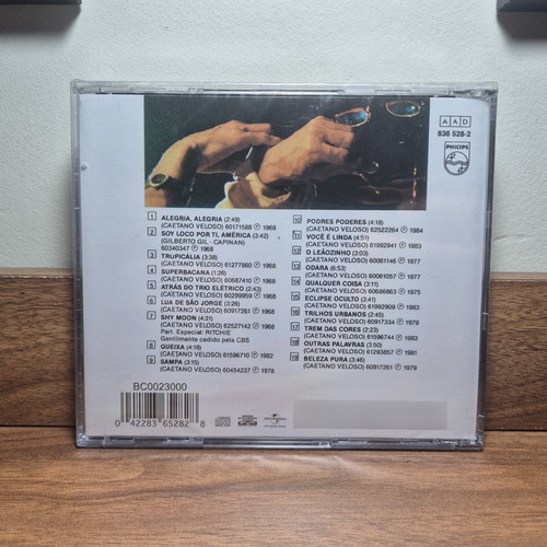 Cd Caetano Veloso - O Melhor De - Sem Lenços Sem Documento Estandar