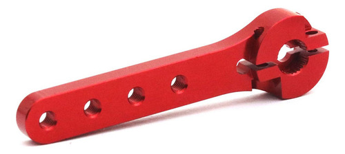 Nuevo Aleación De Aluminio Rc Servo Arm Rc Servo Horns Rojo