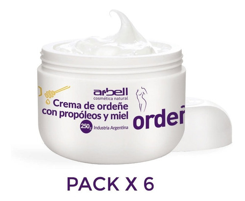 Crema De Ordeñe Arbell X 6 + Envio