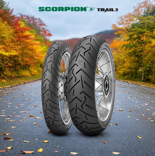 Kit Pneu 150-70r17 + 90-90-21 Scorpion Trail Ii Triumph 800