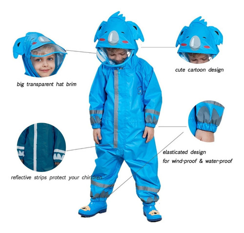 Chamarra Impermeable Ligera Impermeable For Niños