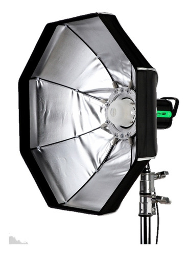 Imagen 4 de 10 de Beauty Dish Octo Soft Box 60cm C/ Panal Phottix Luna 2