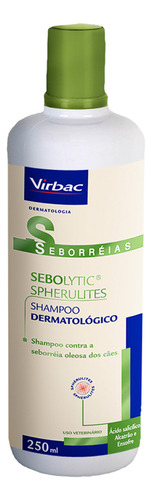 Shampoo Virbac Sebolytic Spherulites Para Cães 250ml