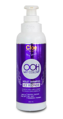 Ooh My Color Cloe Shampoo Violeta Cabello Rubio 400ml