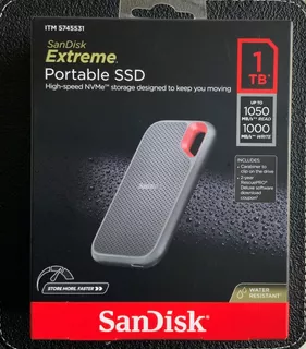 Disco Externo Sandisk Extreme Portable Ssd 1 Tb