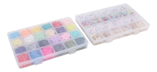 Kit De Pulseras De Amistad Para Bricolaje, 48 Cuentas Con Le