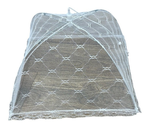 Imagen 2 de 4 de Cubre Alimentos Anti Insectos Campana De Tul Protectora