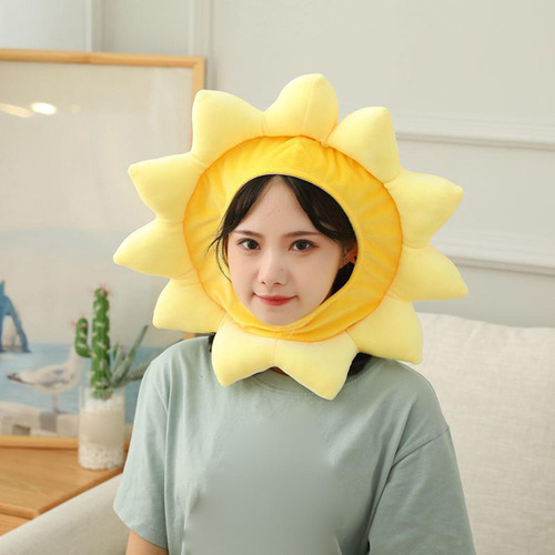 . Sombrero Divertido De La Flor De La Felpa Sombrero Del