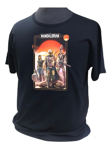 Remera De Serie The Mandalorian Poster Star Wars