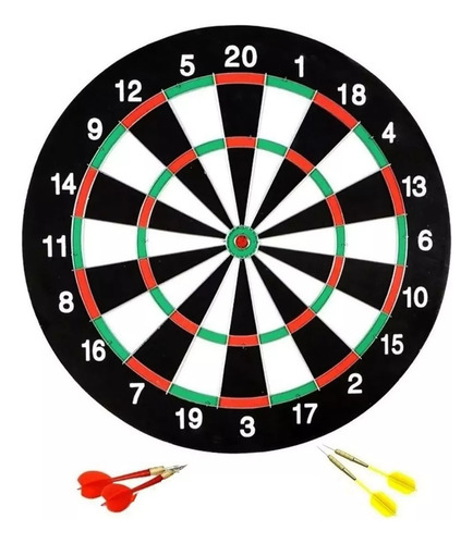Juego De Dardos Tiro Al Blanco Reversible Madera