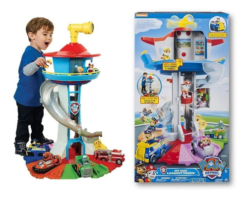 Paw Patrol Torre Vigilancia Gigant 75cm Original Nickelodeon