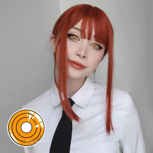 Lentes De Contacto Makima Cosplay Anime Chainsaw Man