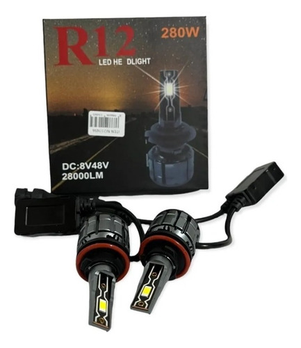 Kit Turbo Led Canbus  H4/ H7 /h11  28000lm/ R12