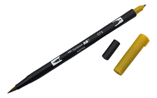 Tombow Marcadores Dual Brush Abt - Color 076 Green Ochre