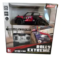 Comprar Auto A Radio Control Rally Extremo 1:28 Color Rojo Y Negro