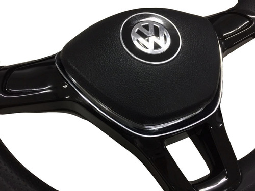 Imagem 2 de 8 de Volante Sport Preto Gol Saveiro Voyage G5 G6 Fox Golf Polo