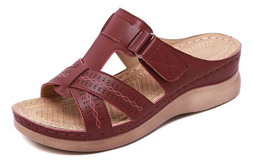 Sandalias De Punta Abierta Ortopédicas Premium Para Mujer, A