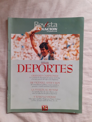 Revista La Nación Especial Deportes Septiembre De 1999