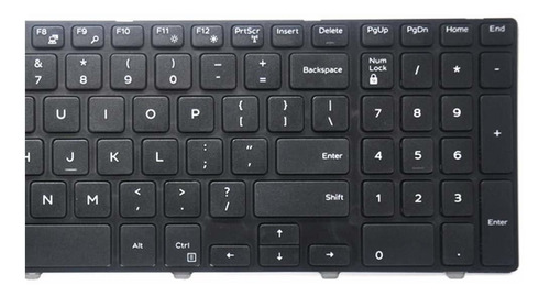 Teclado Usa Para Dell Inspiron 15 3541 3542 3543 3551 3558 3