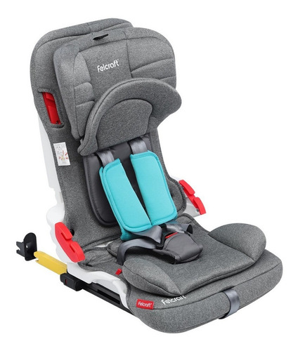 Butaca Auto Bebe Plegable Con Isofix De 9 36 Kilos Felcraft Gris