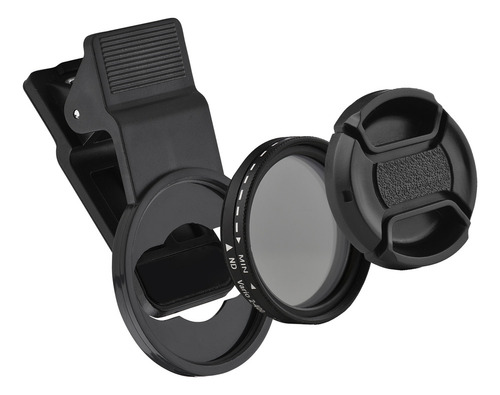 Placa Nd Para Smartphone, Filtro Nd2-400 Ajustável, Clip.p