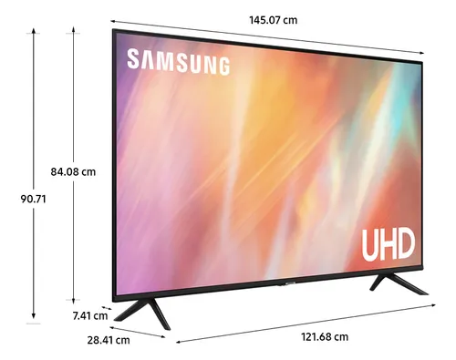 Samsung 65'' Uhd 4k Au7090 Smart Tv (2022)