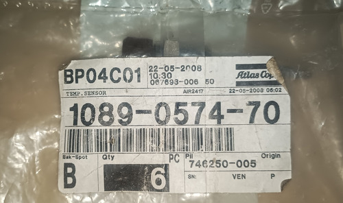 Sensor Temperatura Atlas Copco 1089-0574-70