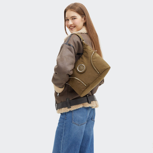 Cartera Mujer Kipling Ilie Marrón Color Café