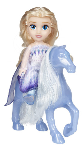 Frozen Elsa Doll Petite Snow Queen & Water Nokk Hors.