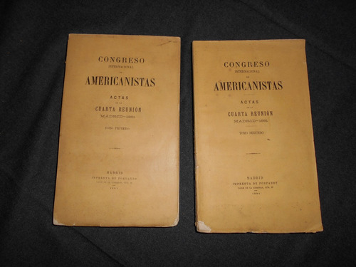 Congreso Internacional Americanistas Madrid 1881