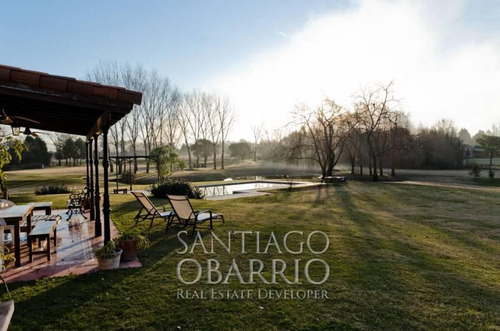 Imagen 18 de 30 de Increíble Casa En Venta De 300 M2 Con Golf Y Tenis En El Haras Argentino Farm Club De Lujan