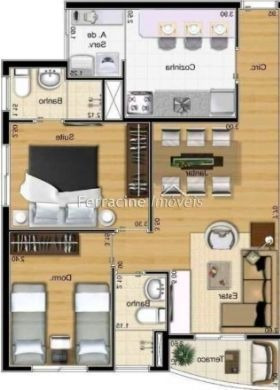 Imagem 10 de 14 de 00501 - Apartamento 2 Dorms. (1 Suíte), Vila Milton - Guarulhos/sp - 501