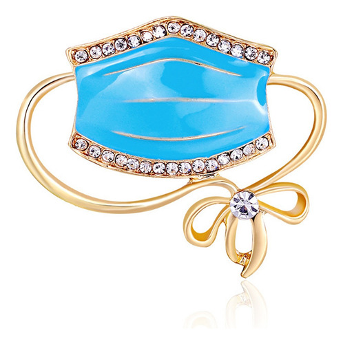 Broche Y Broche Con Forma De Ramo De Flores W Crystal Bouque