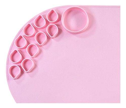 Tapete De Silicona Para Manualidades, Tapete De Pintura Rosa