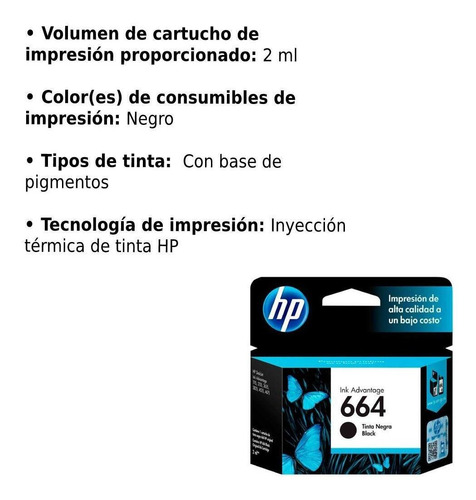 Imagen 5 de 8 de Kit Cartuchos De Tinta 664 Original Negro Y Tricolor
