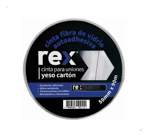 Cinta Para Juntas Y Uniones - Autoadhesiva 50mmx90m - Rex