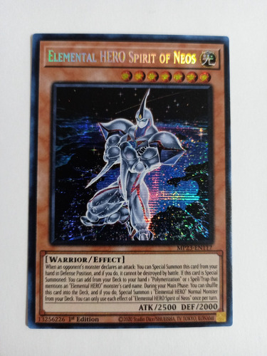 Elemental Hero Spirit Of Neos - Prismatic Secret Rare  Mp23