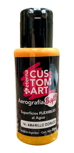 Pintura Aerografia Eterna Soft Superficies Flexibles 50ml X6