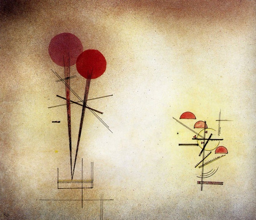Poster Hd Wassily Kandinsky 65x80cm Foto Obra Composition 2