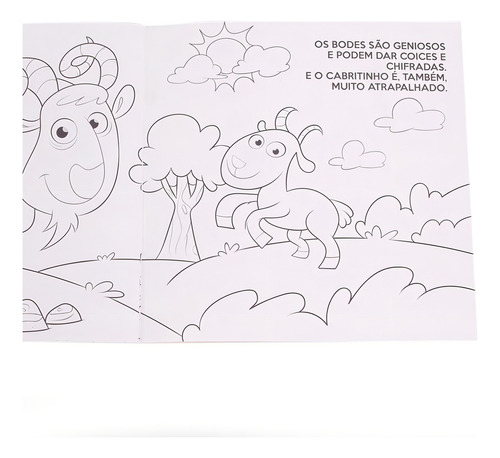 Colorindo Animais: Animais da Fazenda, de Nascimento, Ruth Marschalek. Editorial Happy Books Editora Ltda., capa mole em português, 2017