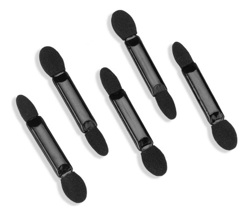 Aplicación De Maquillaje Con Brocha Y Esponja Para Sombra De
