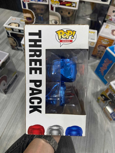 Superman 3 Pack Funko Pop Fall Convention Exclusive