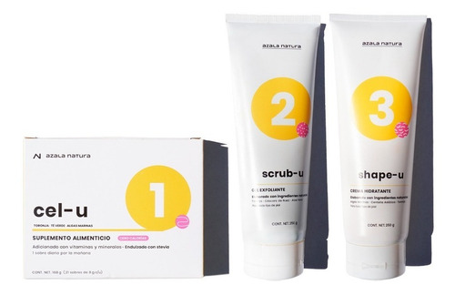 Kit Azala S/ Ventosa- Tratamiento Para Celulitis Cítrica