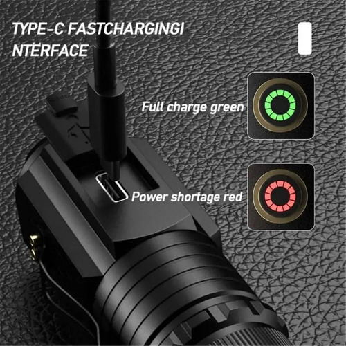 Mini Lanterna Led: Super Brilhante, Recarregável, Para Todos