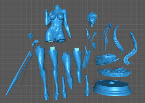 Stellar Blade Eve Skin Suit + Nsfw Archivo Para Impresión 3d
